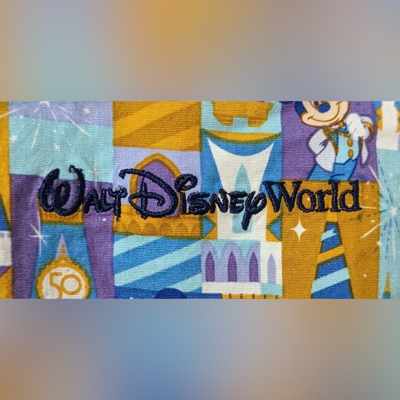 Walt Disney World 50th Anniversary Celebration Shirt Men's Size Medium Button Up - Picture 4 of 4